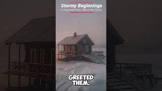 Stormy Beginnings - A Heartwarming Tale in the Snow #snowstormsounds #blizzardsounds #blizzardstory