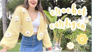 Crochet Cardigan  Crochet Sweater Tutorial