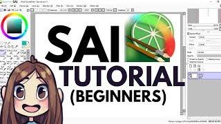 Beginner Paint Tool SAI Tutorial  All my Tips