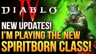 Diablo 4 - Im Playing The New Spiritborn Class Season 5 Updates and More