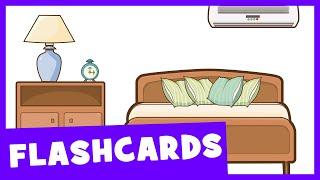 Learn Bedroom Vocabulary  Talking Flashcards