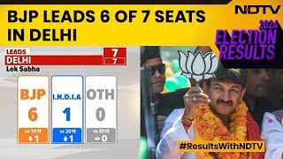 Delhi Election Results 2024  Manoj Tiwari vs Kanhaiya Kumar In Close Contest In Delhi