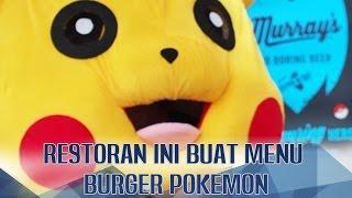 UNIK BANGET Restoran ini Buat Menu Burger Pokemon