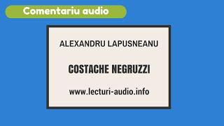 Alexandru Lăpușneanul -Costache Negruzzi-Comentariu