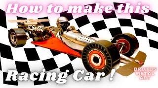 How to make this Racing Car off old carpenter tools 