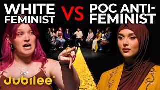 White Feminist vs POC Anti-Feminist  Middle Ground
