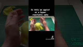 Creating hyper realistic apple cake