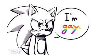 SONIC IS GAY - A LGBTQ+ Themed Sonic Comic Dub Series - Episode One SONADOW Sonic x Shadow