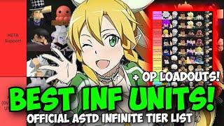 Best Infinite Mode Units & Loadouts Official Regular Infinite Mode ASTD Tier List