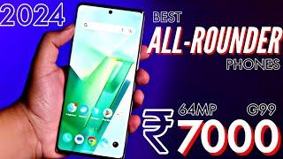 TOP 3 BEST PHONE UNDER 7000 IN 2024  BEST phone under 7000 4gb 64gb 2024