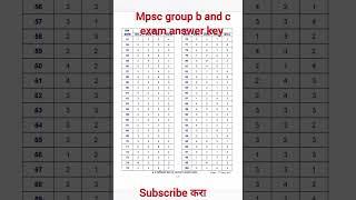 mpsc group b and c answer key