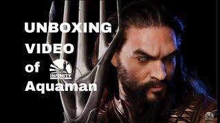 Unboxing Video Infinity Studio X Penguin Toys DC Series Aquaman life size bust