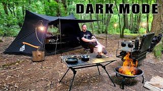 Solo Camping in DARK MODE - Katsu Curry