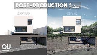 Exterior Architecture Post-production in Photoshop