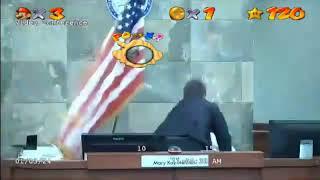 Mario attacks a judge