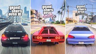 GTA Trilogy The Definitive Edition - GTA III Vice City San Andreas Gameplay DEMO GTA 5 PC Mods