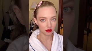 Amanda Seyfried getting her makeup done for Berlinale 2024