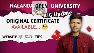 Original Certificate  NOU   Website Faculty Informative Updates @Kumaar5389 #nou #informative