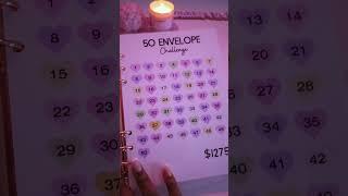 50 ENVELOPE CHALLENGE #shorts #sinkingfunds #cashstuffing