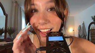 ASMR  Mic BitingEar Eating Mouth Sounds TASCAM