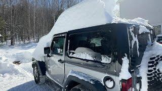 HUGE Spring Storm SLAMS Our Homestead * The Off Grid Property AFTERMATH