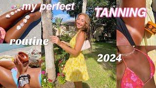 HOW TO TAN THIS SUMMER 2024*my perfect tanning routine