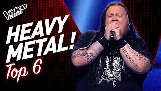 HEAVY METAL Blind Auditions on The Voice  TOP 6