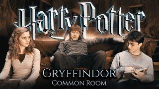 Youre chilling with Harry Ron & Hermione in Gryffindor  Ambience + Dialogue ◈ Harry Potter ASMR