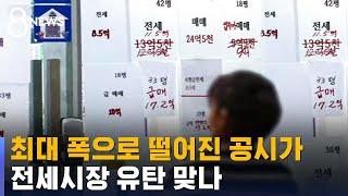 역대 최대 폭으로 떨어진 공시가격…전세시장 유탄 맞나  SBS 8뉴스