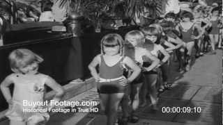 HD Stock Footage Tom Thumb Junior Beauty Contest 1930s Newsreel