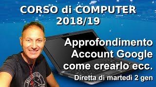 Come creare un account Google  Corso computer 201819  Daniele Castelletti  Maggiolina