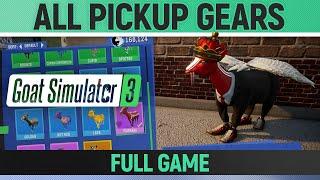 Goat Simulator 3 - All Goat Gear Pickups - Full Game