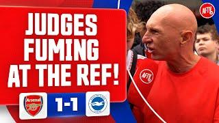 Lee Judges FUMING At The Ref Lee Judges  Arsenal 1-1 Brighton