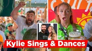 Kylie Kelce Singing Songs And Husband Jason Kelce Dances At The New Heights 2024 Beer Bowl