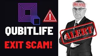 QubitLife Exit Scam Initiated No Withdrawals launched QDT Token useless  - QubitTech