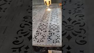 CNC grill laser cutting  #viralvideo #cnc #metaldesign #ytshorts 