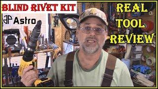 How To Install Rivets  Fast  - Astro Pneumatic  ADR14 XL Rivet Adapter Kit Review