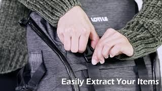 LOTILE DSLR SLR C Shockproof Camera Shoulder Messenger Sling Bag