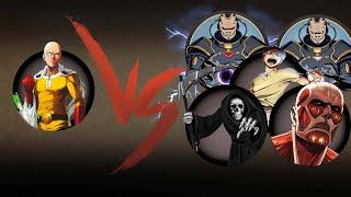 Shadow Fight 2 Saitama Vs Grim Reaper and All Titans