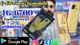 G-Five 4G-6700 touch&type phone  unboxingprice?review with google playstore #gfive4g6700unboxing