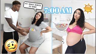 MY PREGNANT MORNING ROUTINE