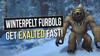 FASTEST Way To Exalted Winterpelt Furbolg  10.0.7 New Faction WoW Dragonflight  LazyBeast