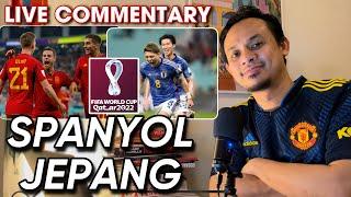 Live Commentary Spanyol vs Jepang