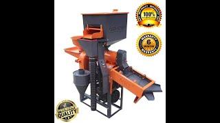 4in1 Combined Rice Mill with GrinderPulverizerCrack Corn and StoneDirt Separator