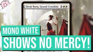 Mono White Shows No Mercy  Elesh Norn Grand Cenobite  EDH  Commander  Magic the Gathering