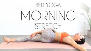 10 Min Morning Yoga Stretches in Bed