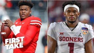 Dwayne Haskins or Kyler Murray? Who will be taken higher in the 2019 NFL draft?  First Take