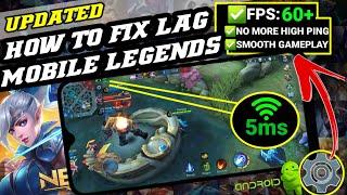 MOBILE LEGENDS LAG PROBLEM SOLVED  STEP BY STEP  FULL TUTORIAL - MLBB 2024