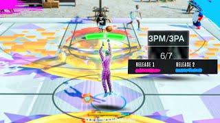 this jumpshot Release makes LATE Shot Timing 10x FASTER .. NBA 2K23 FASTEST Jumpshot