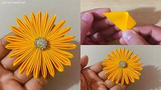 Amazing Ribbon Flower Work - Super Easy Flower Making Ideas - Hand Embroidery Tricks - Sewing Hacks